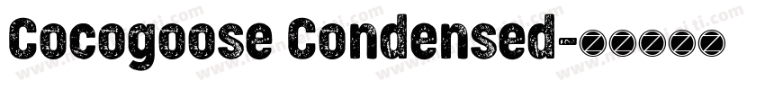Cocogoose Condensed字体转换